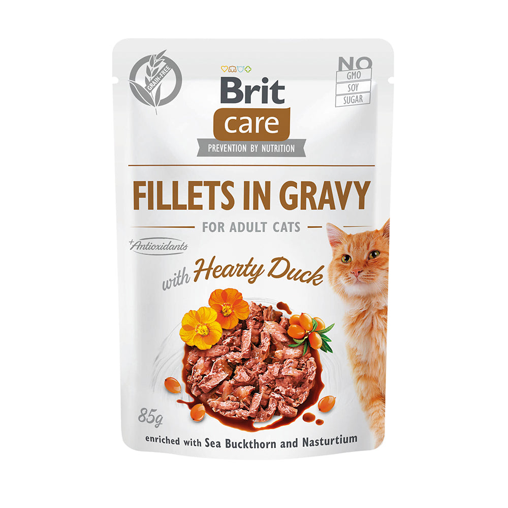 Brit Care Fillets in Sauce mit Ente 85g