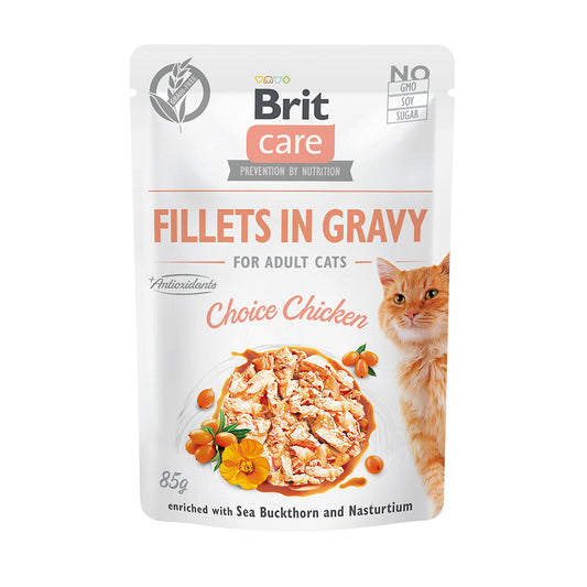 Brit Care Fillets in Sauce mit Geflügel 85g