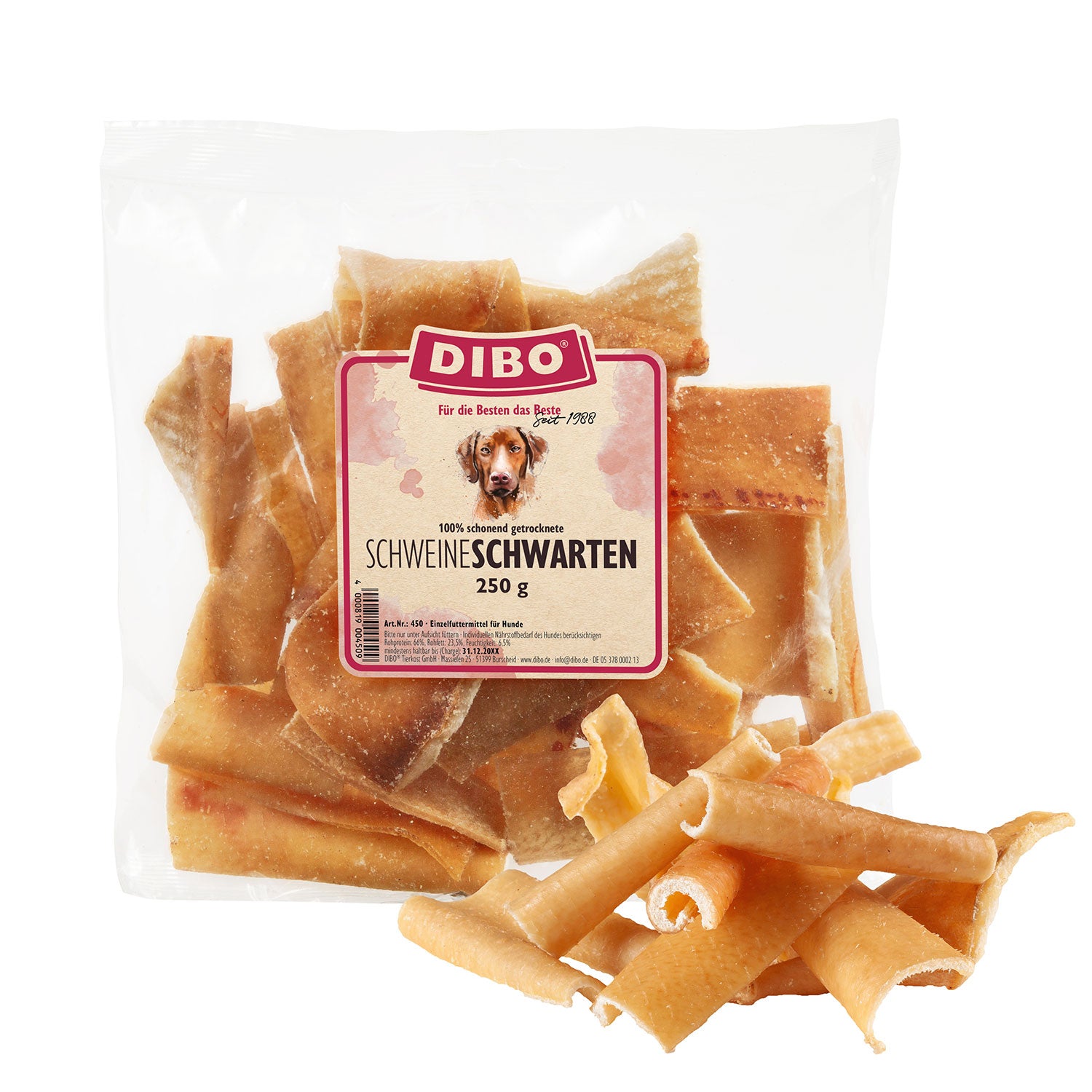 Dibo Schweineschwarten 250g