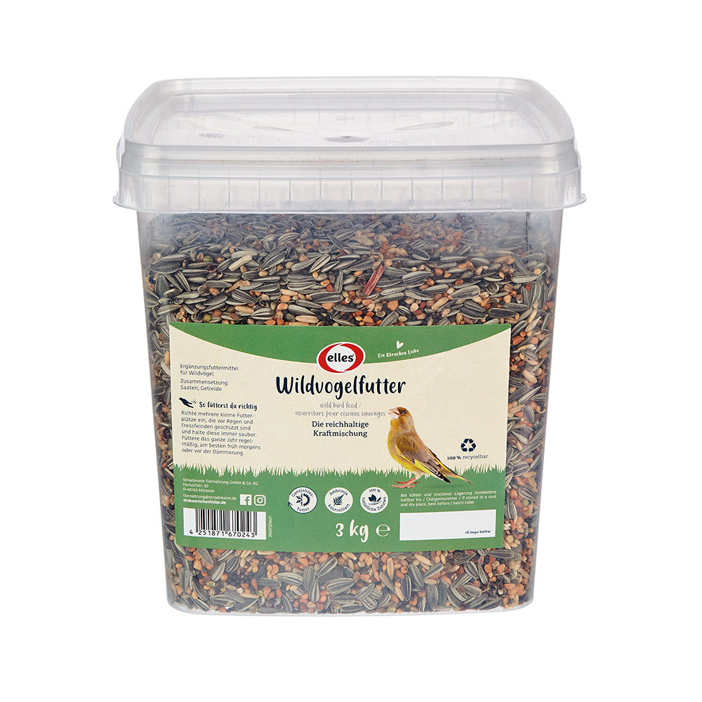 elles Wildvogelfutter 3kg Eimer