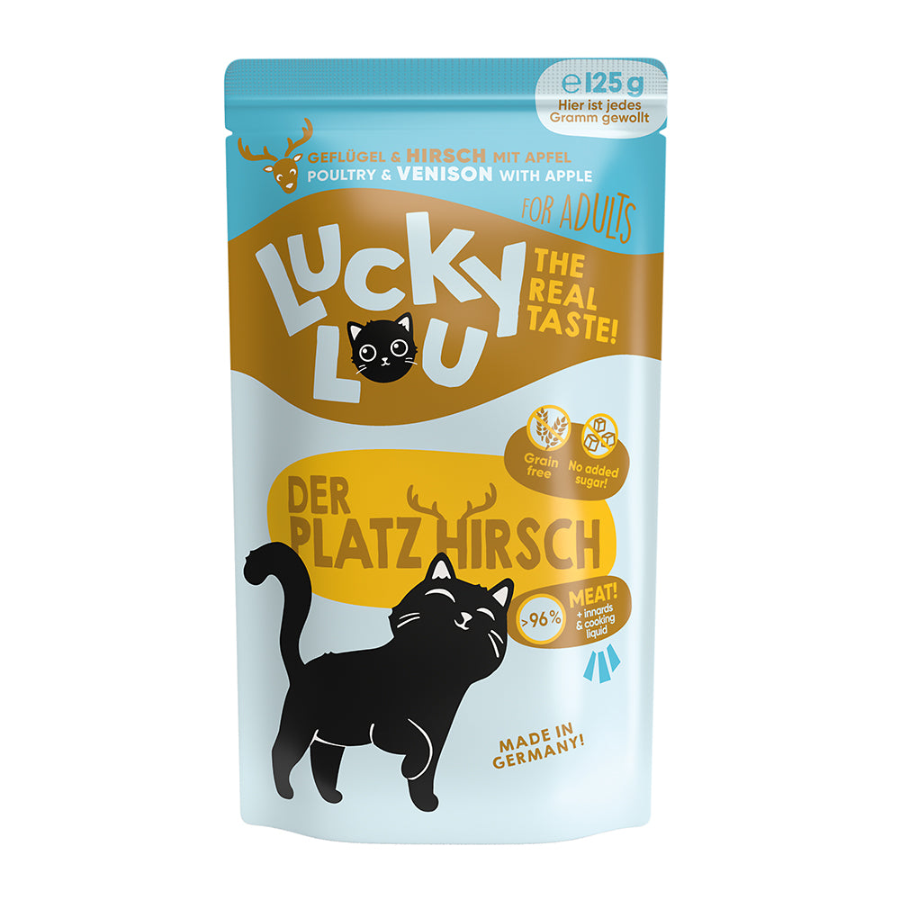 Lucky Lou Geflügel & Hirsch, 125g