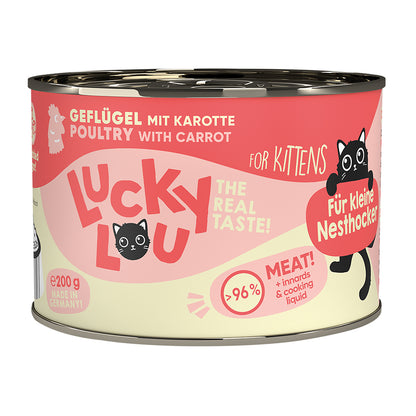 Lucky Lou Lifestage Kitten mit Geflügel, 200g