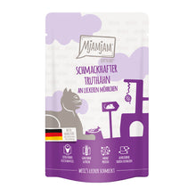 MjAMjAM schmackhafter Truthahn an Möhrchen, 125g