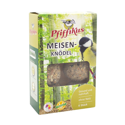 Pfiffikus Meisenknödel ohne Netz 6 Stück, 90g