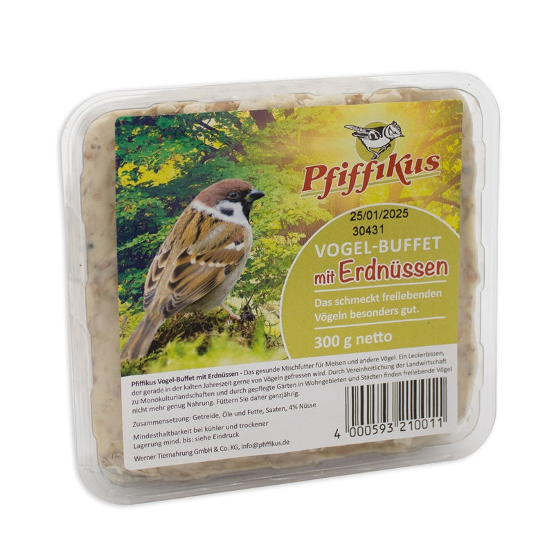 Pfiffikus Vogel-Buffet Erdnuss 300g