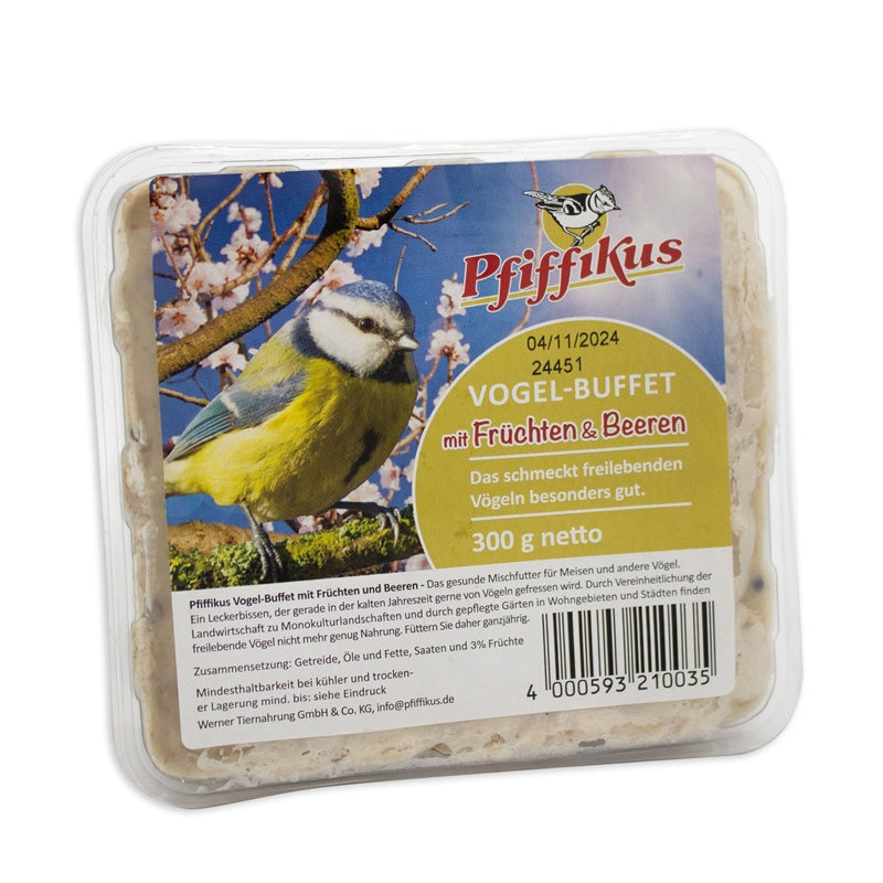 Pfiffikus Vogel-Buffet Früchte & Beeren 300g