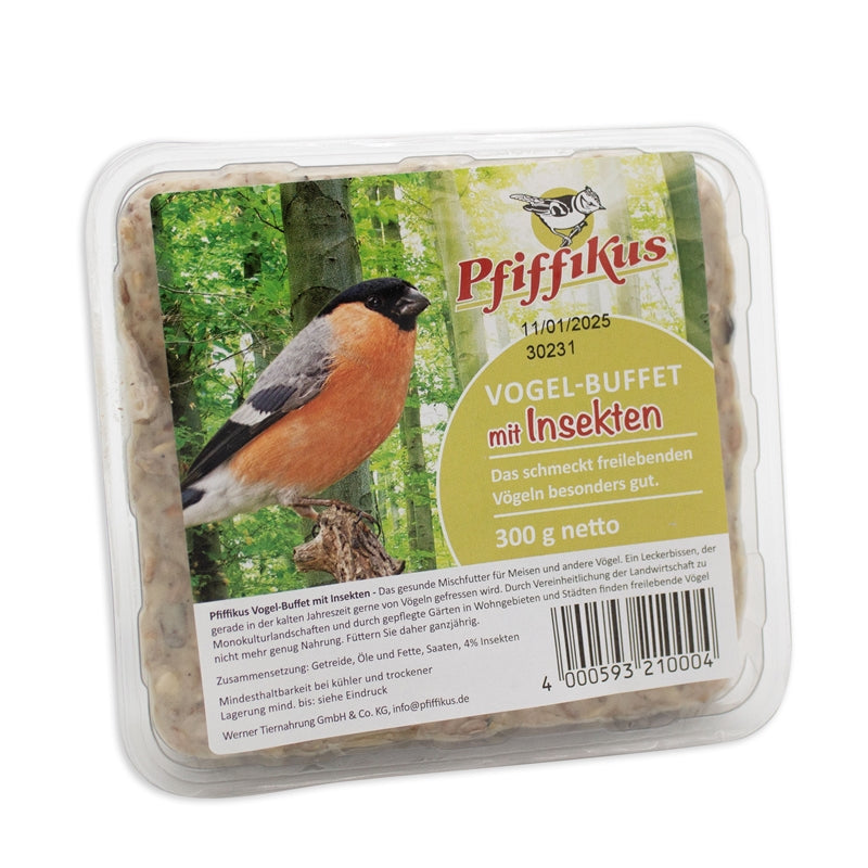 Pfiffikus Vogel-Buffet Insekten, 300g