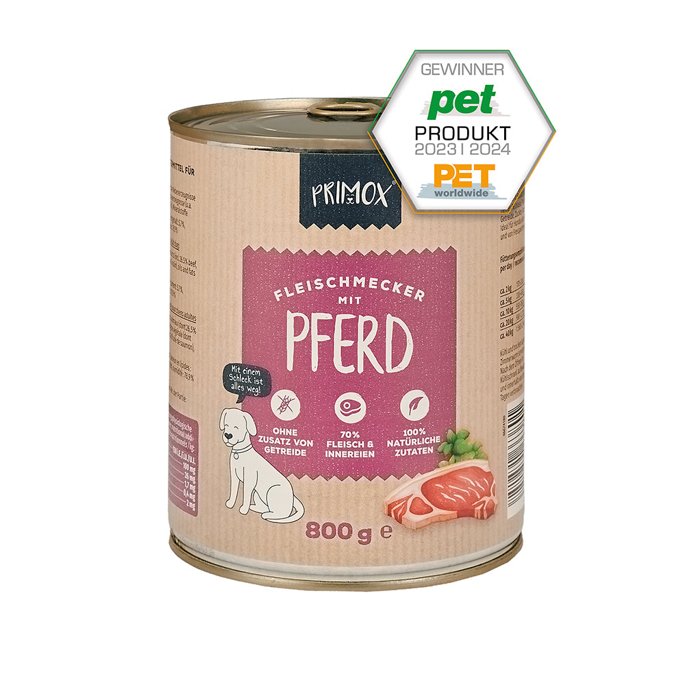 Primox Nassfutter mit Pferd 800g