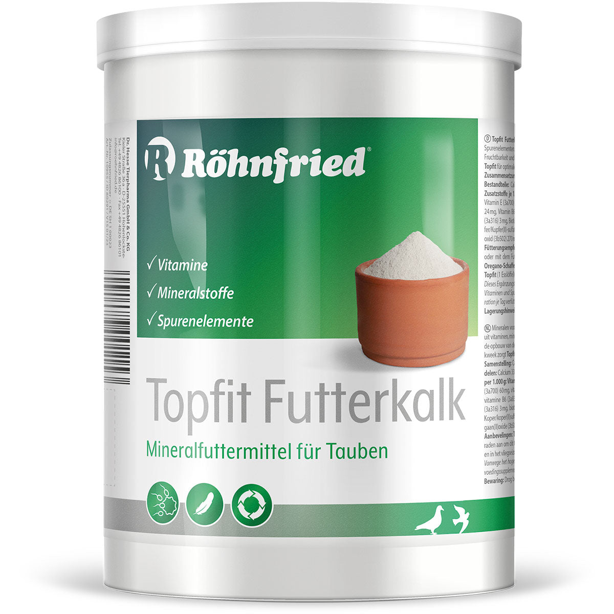 Röhnfried Topfit Futterkalk, 1kg