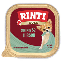 Rinti Gold Mini Hirsch & Rind 100g