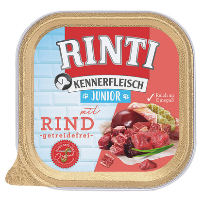 Rinti Kennerfleisch Junior + Rind Schale 300g