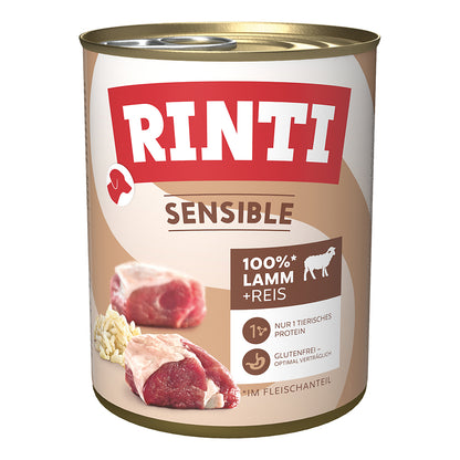 Rinti Sensible Lamm und Reis 800g