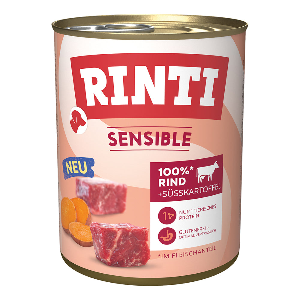 Rinti Sensible Rind & Süßkartoffel 800g