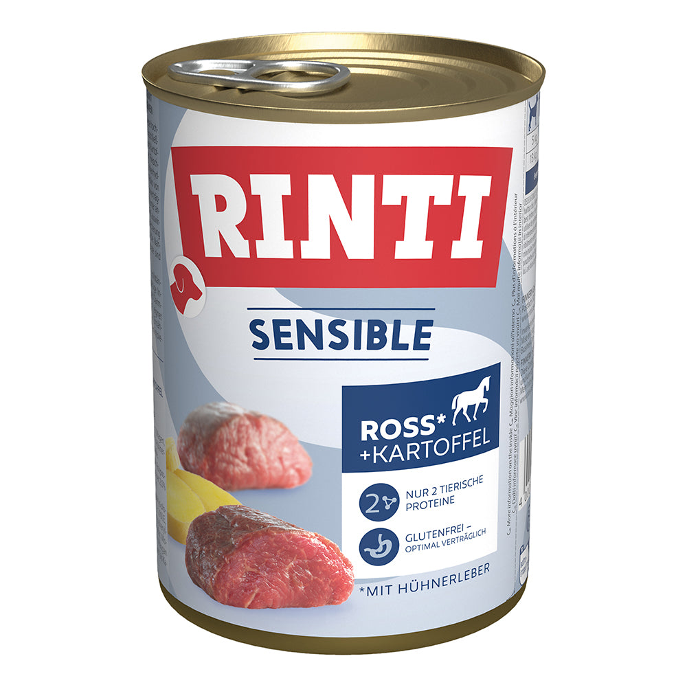 Rinti Sensible Ross, Hühnerleber & Kartoffel 400g