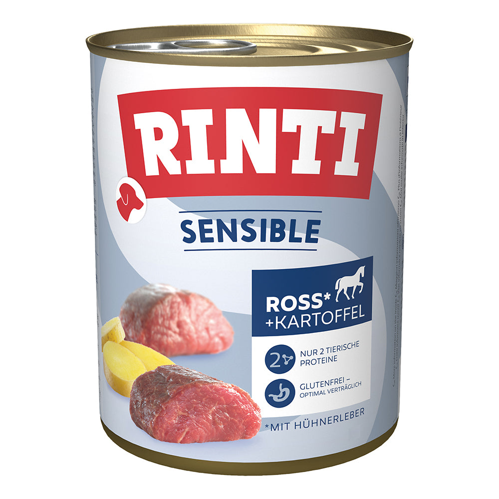 Rinti Sensible Ross, Hühnerleber & Kartoffel 800g