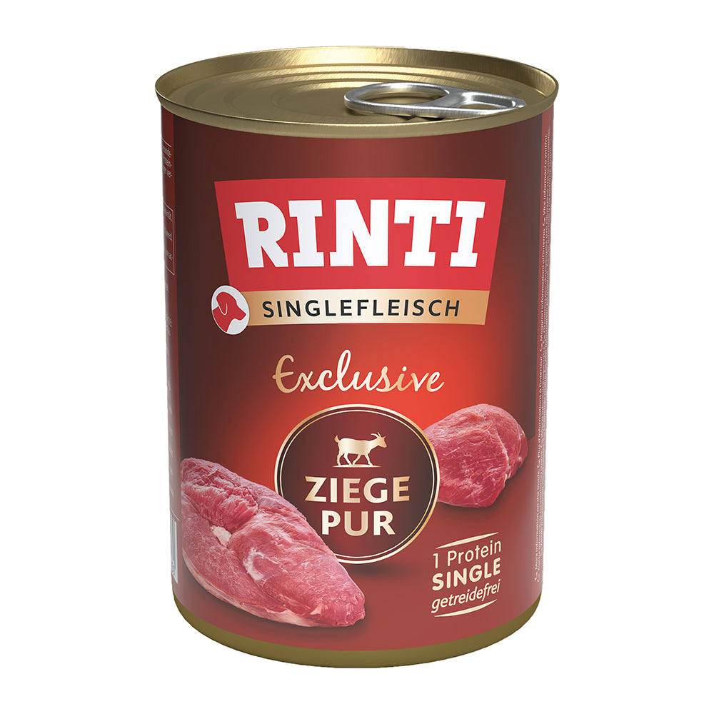 Rinti Singlefleisch Exclusive Ziege pur 400g